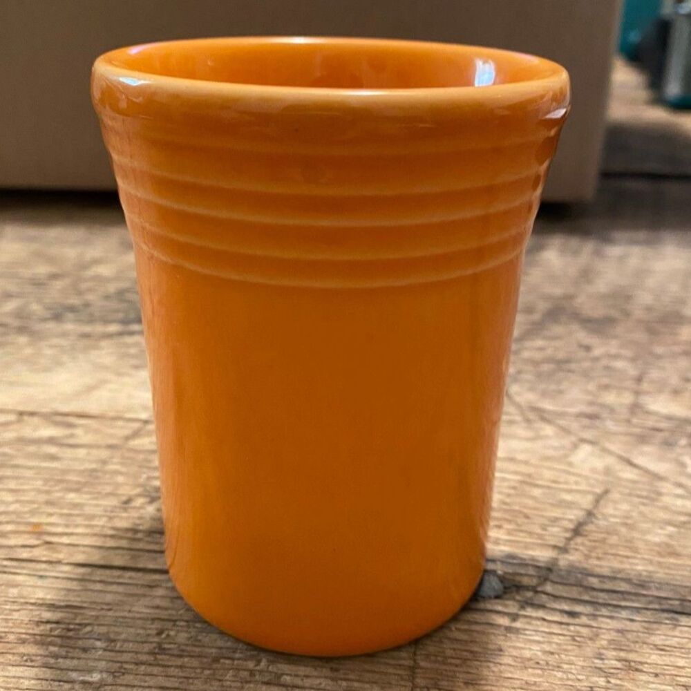 Fiestaware  Retired Color Tangerine Discontinued 6.5oz Tumbler